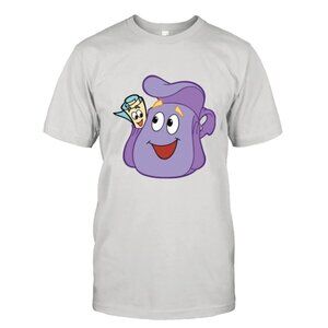Backpack And Map Dora The Explorer Graphic T-Shirt Cartoon Fan Collector Merch